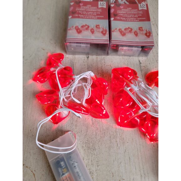 Valentine day heart mini string light love set decor home - Picture 2 of 6